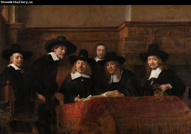 REMBRANDT Harmenszoon van Rijn The Sampling Officials of the Amsterdam Drapers' Guild (mk33)